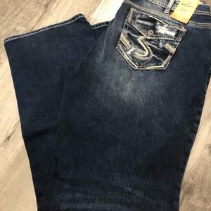 Silver jeans Elyse slim boot sz 16 jeans NWT